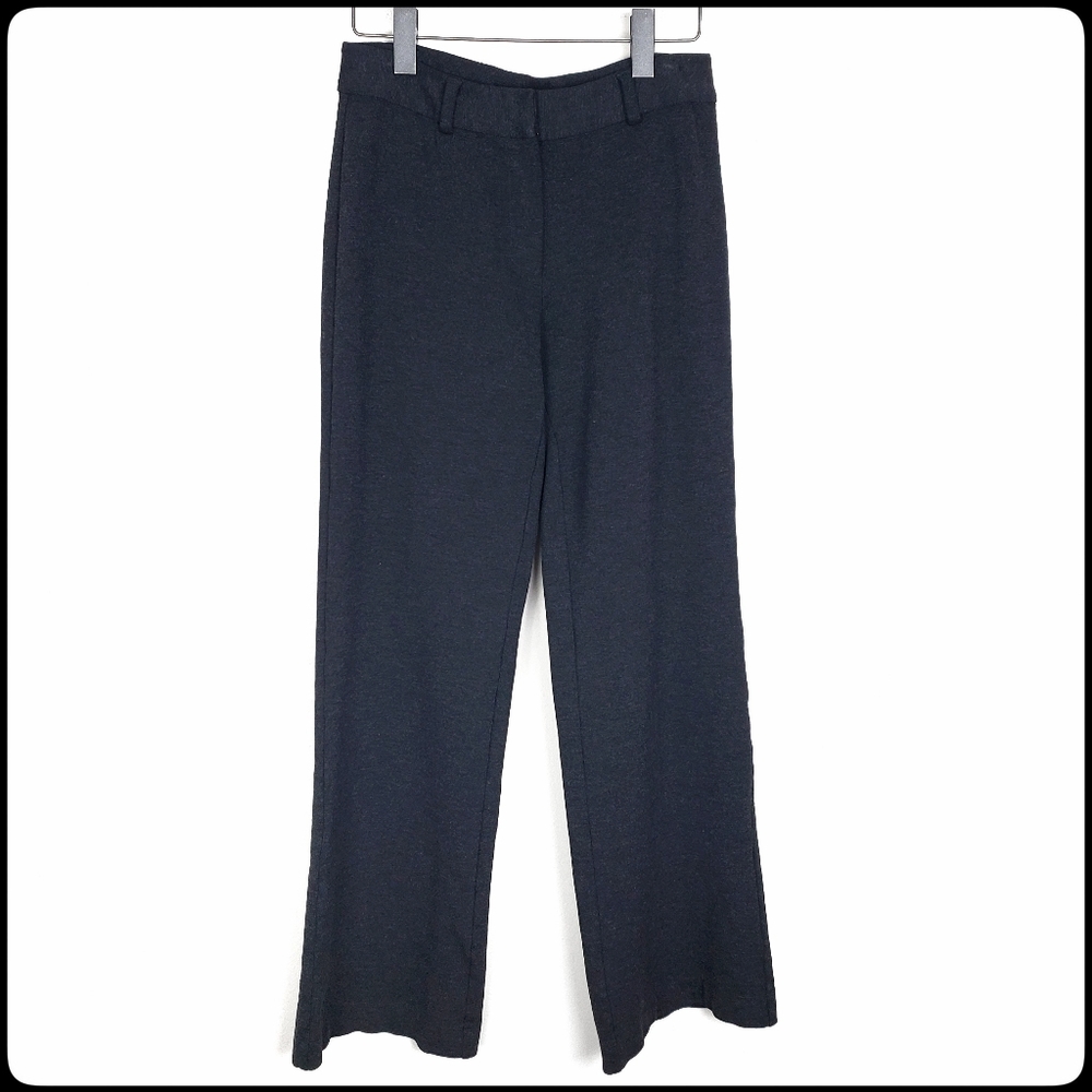 EUC LANDS' END Woman's Classic Gray Stretchy Straight Leg Dress Pants Size: 6